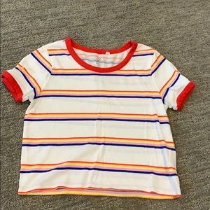Cropped tee shirt